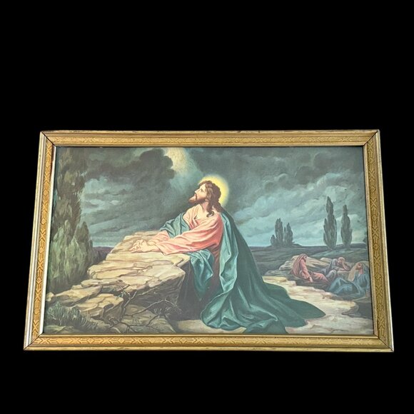 Antique Other - Antique Religious picture from oldest Catholic Church in East Texas